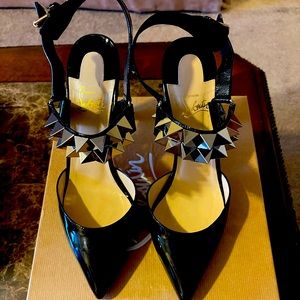 Christian Louboutin Black Patent Ziggoo